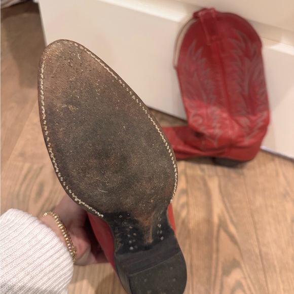 Red Western Cowboy Boots - Picture 5 of 6